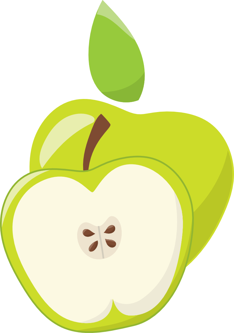 Sliced Green Apple